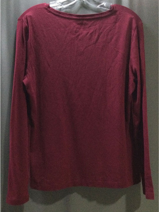 Talbots Purple Long Sleeve - Size Large - Ladies