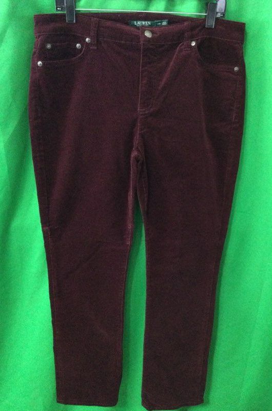 Ralph Lauren Burgundy Pants - Size 12