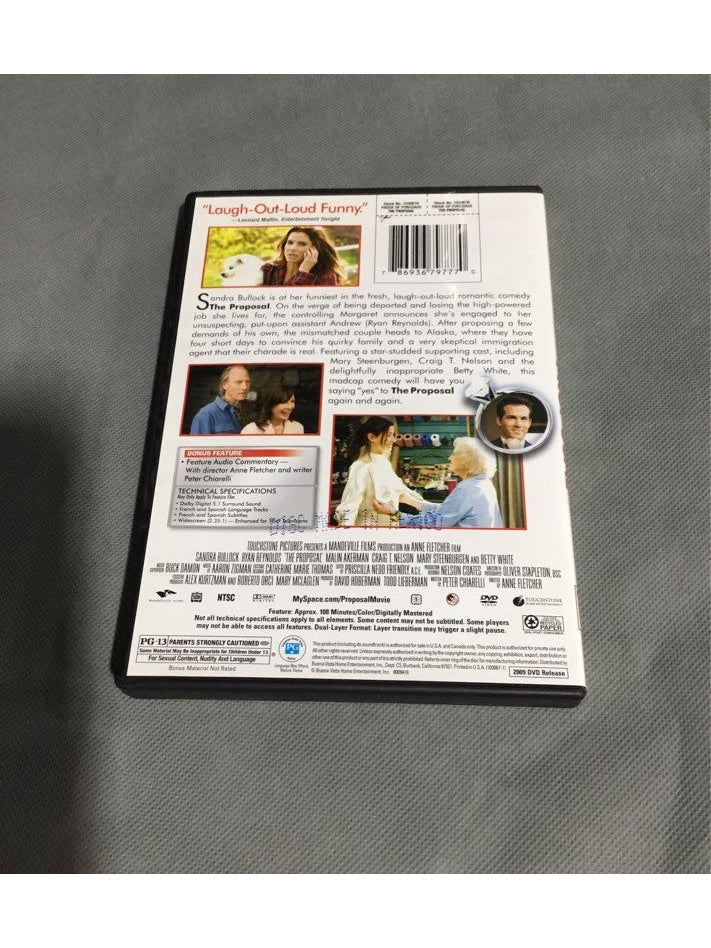 Mandeville Film's The Proposal DVD