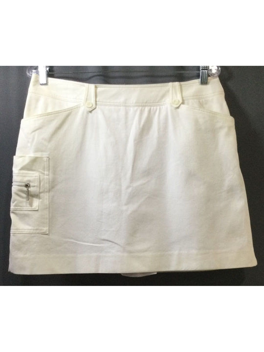 Bette & Court Women's White Skirt - Size 10