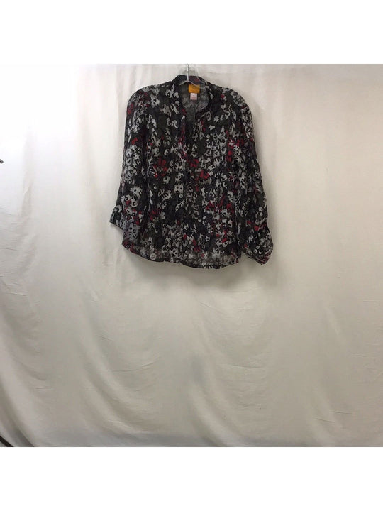 rudy rd  womens blouse long sleeve - The Kennedy Collective Thrift - 